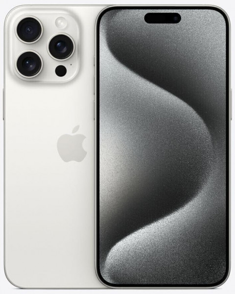 Apple iPhone 15 Pro Max 5G NFC 1TB Smartphone White Titanium DS eSIM 6.69" 48MP