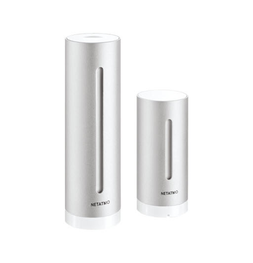 Netatmo Smarte Wetterstation silber WLAN Smart Home Haussteuerung Raumklima