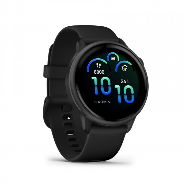 Garmin vivoactive 6 Smartwatch Schwarz 42mm 1.2"AMOLED 8GB GPS WLAN Bluetooth