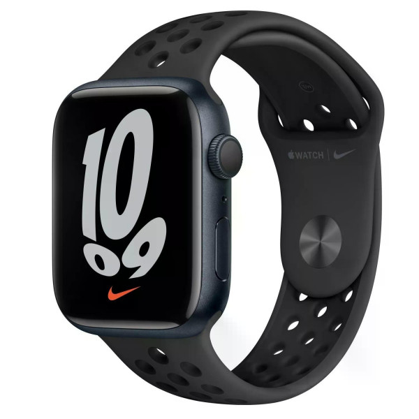 Apple Watch Nike SE 2021 GPS 44mm Grey Alu Anthracite Band 32GB OLED WLAN NFC