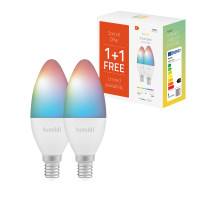 Hombli smarte LED Leuchte 2er Pack 4,5 Watt dimmbar Sprachsteuerung Smart Home Hombli smarte LED Leuchte 2er Pack 4,5 Watt dimmbar Sprachsteuerung Smart Home
