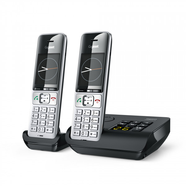 Gigaset COMFORT 500A Duo Silber/Schwarz Telefon Schnurlos 2,2" LCD-TFT DECT