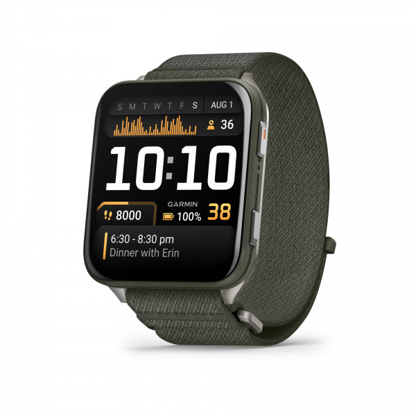 Garmin Venu X1 Grün Smartwatch 32GB 2"OLED 46mm GPS Fittnesstracker Titangehäuse