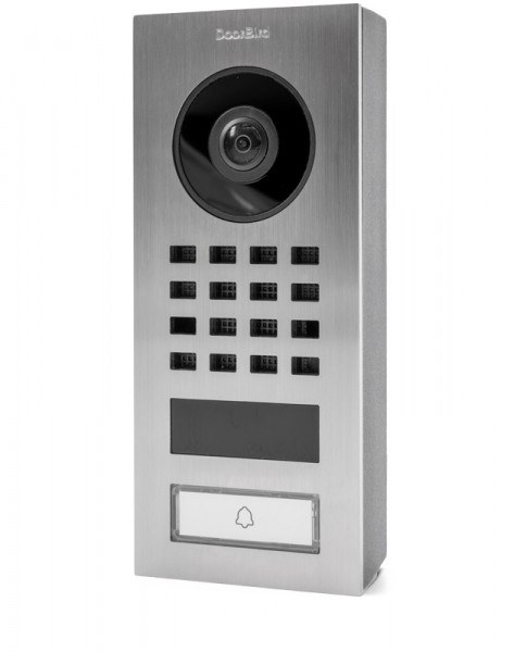 DoorBird D1101V Videotürstation Aufputz Edelstahl PoE IR-LED FHD 180° Weitwinkel
