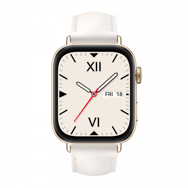 Huawei Watch Fit 3 Weiß 4 GB Android/iOS Smartwatch 43 mm NFC AMOLED Leder 5 ATM