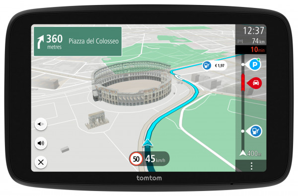 TomTom Go Superior 7" Schwarz Navigationsgerät MSH 32GB USB-C Wi-Fi Touchdisplay
