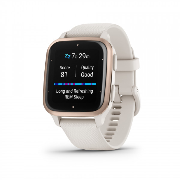 Garmin VENU SQ 2 Beige Bluetooth Smartwatch Fitnesstracker 1,4" AMOLED 5ATM GPS