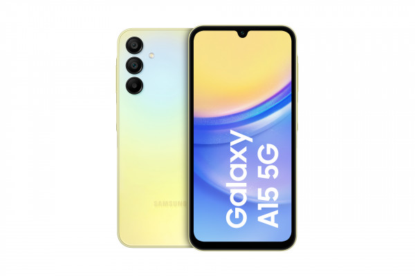 Samsung A156B Galaxy A15 5G DS 128GB Yellow 6,5" 50MP Android 14 USB-C NFC