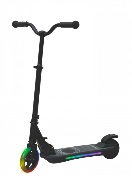 Denver SCK-5500 Kinder-Tretroller mit Elektromotor 120 Watt bis 10 kmh schwarz