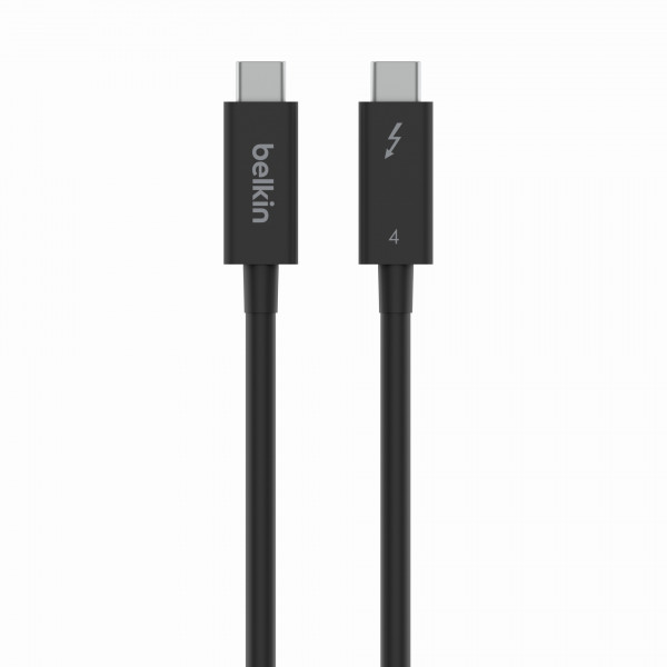 Belkin Thunderbolt 4 Kabel USB-C/USB-C 40Gbit/s 100W 2m Schwarz USB 2/3.2/4 100W