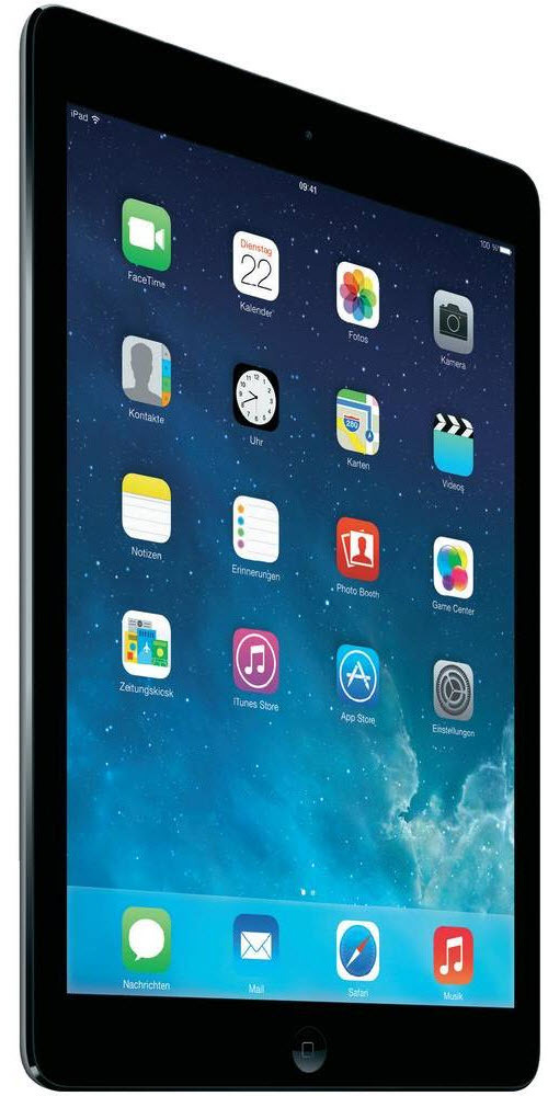 Apple iPad Air spacegrau 64GB WiFi + 4G "Gebraucht Akzeptabel" kaufen