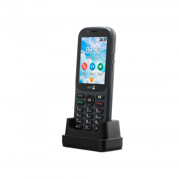 Doro 730X 4G LTE Featurephone Grau 1.3GB microSD 3,5 mm Klinke 2.8" 2MP Telefon
