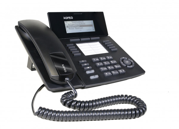 AGFEO Systemtelefon ST53 IP SENSORfon schwarz Schnurgebunden Displaybeleuchtung