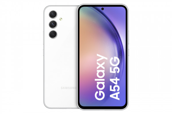 Samsung Galaxy A54 128 GB Weiß 5G Android Smartphone 6,4" OLED 8GB RAM 50MP