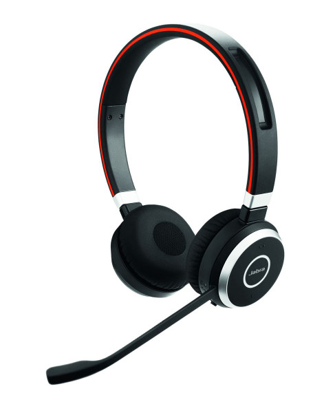 JABRA Evolve 65 UC Duo USB NC Voip Bluetooth Stereo Schnurlos
