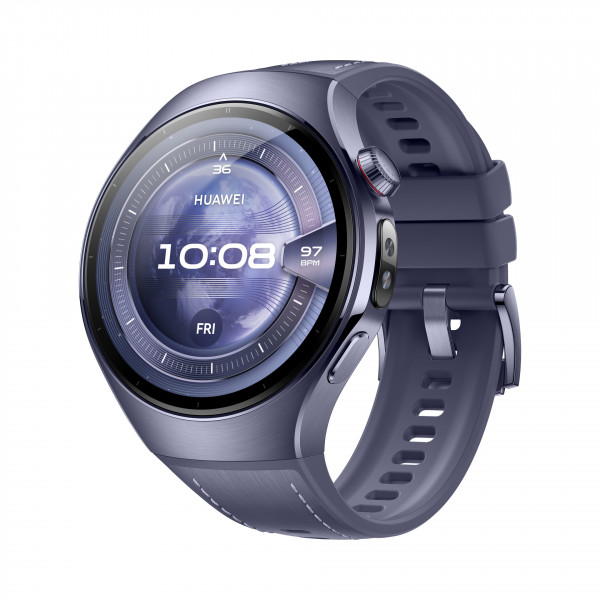 Huawei Watch 5 Smartwatch 32GB Grau-Lila OLED GPS NFC HarmonyOs LTE 46mm