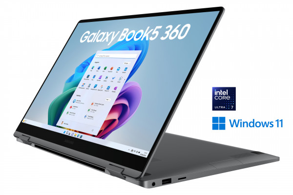Samsung Book5 360 NP750Q 16+512GB Grau WiFi7 Win11 Home Laptop 15,6" OLED Ultra7