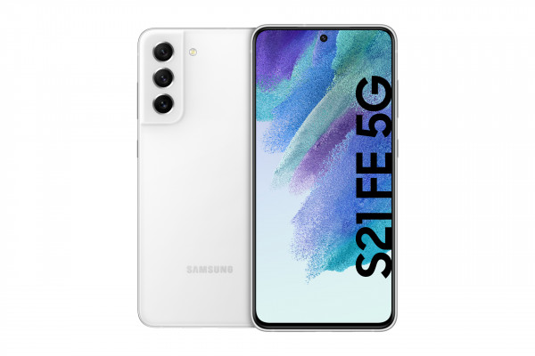 Samsung Galaxy S21 FE 256GB Weiß 5G Android Smartphone 6,4" OLED 12MP 8GB RAM DS