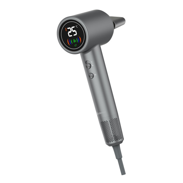 Denver Haartrockner HDD-1400DGR Dark Grey 1400 W Styling Föhn Display High-Speed