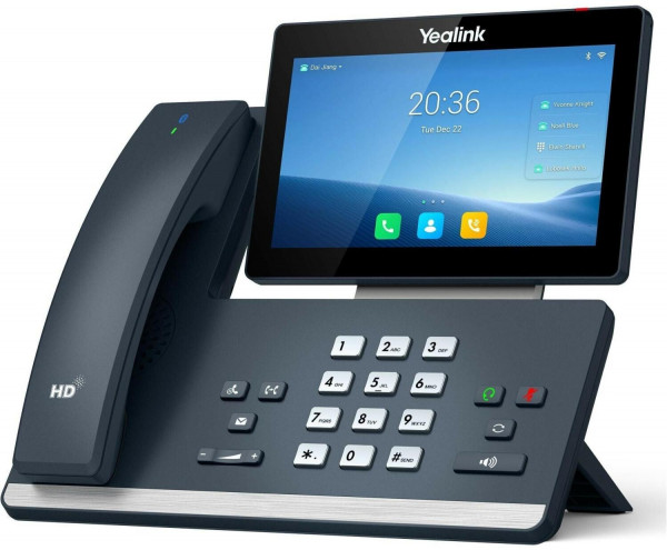 Yealink SIP-T58W Pro Schwarz Telefon Bluetooth 7"Touch-LCD WLAN USB RJ9 Android