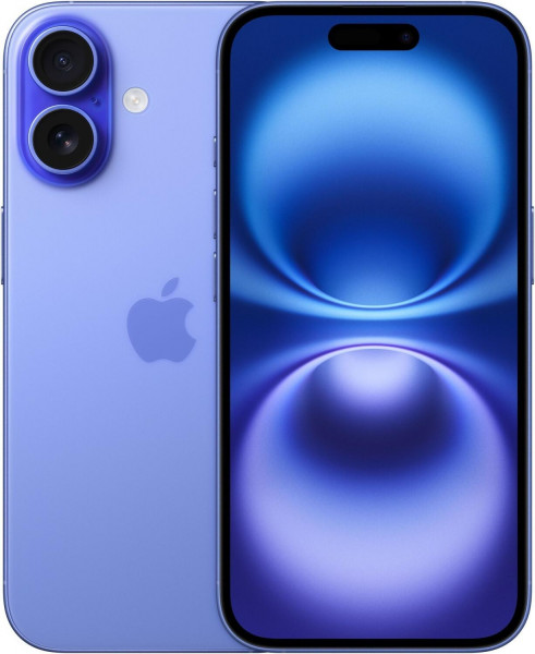 Apple iPhone 16 6GB/512GB 5G Blau Apple iOS 18 6.12" Farbdisplay Dual-SIM WLAN