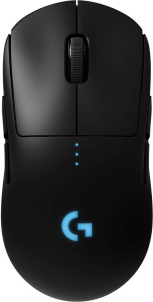 Logitech Gaming Mouse G Pro schwarz Wirelass Maus Beidhändig 25600 DPI Kabellos