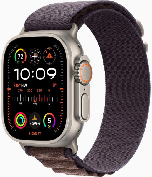 Apple Watch Ultra 2 2023 Cellular LTE 49 mm Indigo Alpine Loop iOS Smartwatch