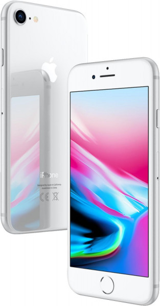 Apple iPhone 8 2GB/128GB Silber 4G WLAN Bluetooth 4.7"Display iOS SingleSIM IP67