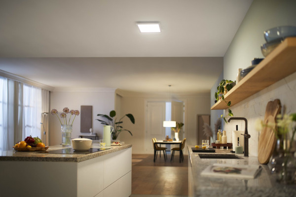 Philips Touch Deckenleuchte quadratisch 36W 2700K weiß Deckenlampe dimmbar 230V