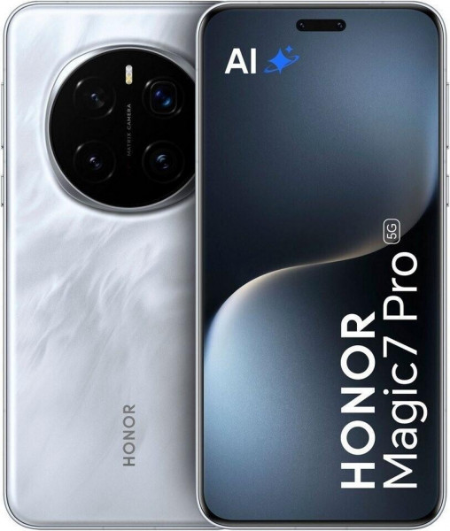 Honor Magic7 Pro 5G Grau 512 GB Android Dual SIM 200 MP Triplecam USB-C NFC OLED