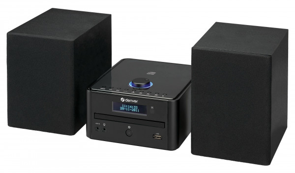 Denver Micorstereoanlage DAB/CD/BT MDA-270 FM-Tuner AUX In USB kabellos