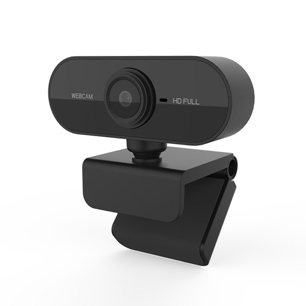 Denver Webcam Webkamera schwarz Full HD 1MP Mikrofon Clip-Halterung USB WEC-3001
