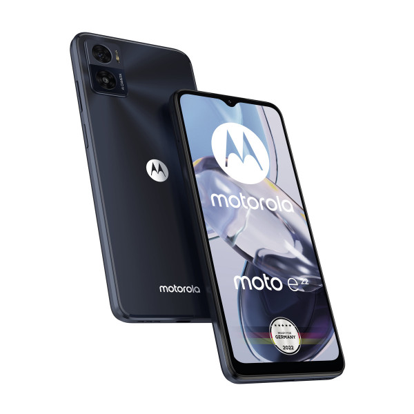 Motorola e22 DualSim 32GB schwarz Android Smartphone LTE 6,5 Zoll LCD HD+ 16MP