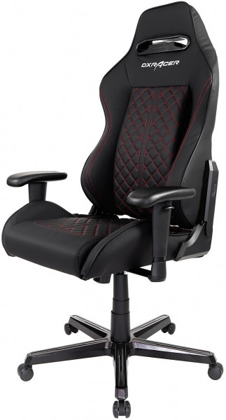 DXRacer Gamingstuhl Drifting D73 Kunstleder mit roten Nähten