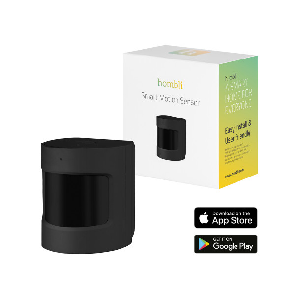 Hombli smart Bewegungsmelder schwarz Smart Home Bluetooth Push-Handynachricht