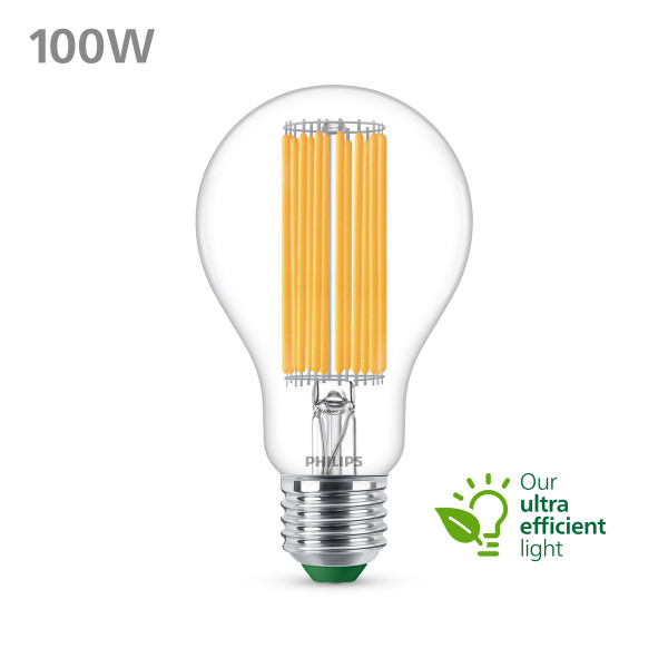 Philips Classic LED-Lampe 1er Pack 100 Watt Warmweiß ultraeffizient A-Label E27