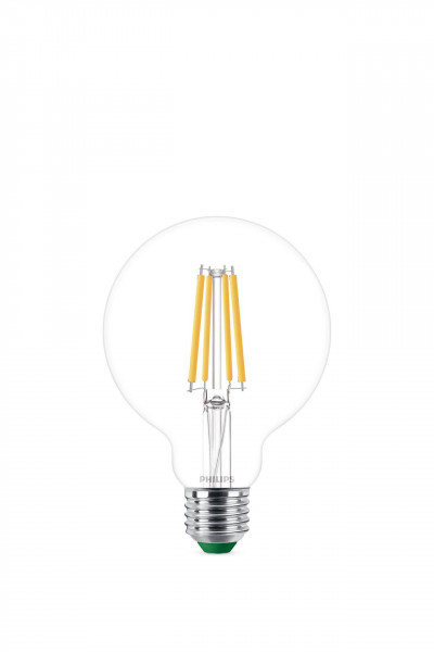 Philips Classic LED-A-Label Lampe 60 Watt transparent warmweiß ultraeffizient