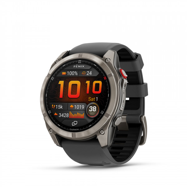 Garmin Fenix 8 Pro 51mm Schwarz 4G Smartwatch Android iOS Unisex Fitnesstracker