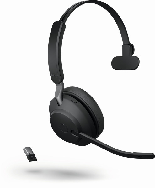 JABRA Evolve2 65 monaural UC USB-A Bluetooth LS schwarz