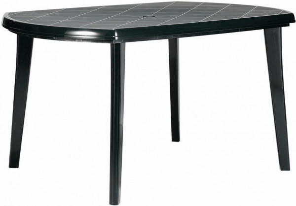 Jardin Elise Tisch 137x90cm oval Vollkunststoff