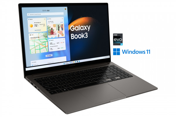 Samsung NP750X Galaxy Book3 15" TFT i5 Gen 13 16 GB+512 GB Grau Windows Notebook