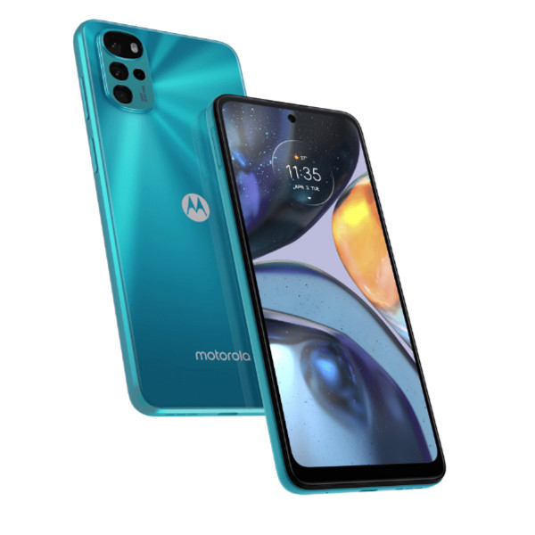 Motorola Moto G22 blau 64GB Dual-Sim Android Smartphone 6,5 Zoll 50MP 4GB RAM