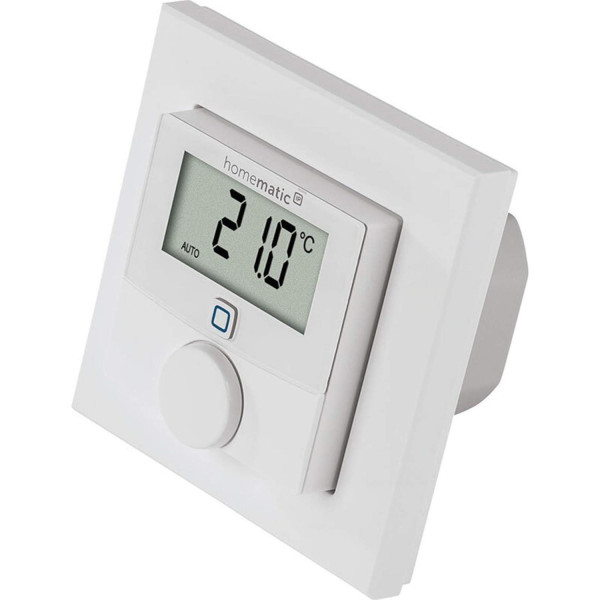 Homematic IP Wandthermostat mit Schaltausgang SmartHome Netzwerk 24 V Weiß IP20