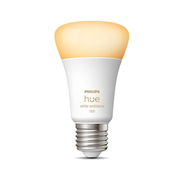 Philips Hue Smart E27 Ambiente LED Leuchtmittel Weiß Einzelpack 800lm Bluetooth