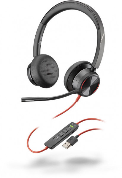 Poly Headset Blackwire 8225 binaural USB-A ANC kabelgebunden Call Control stereo
