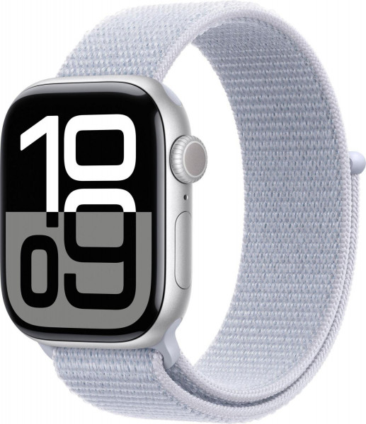 Apple Watch 10 Cell 42mm Silver Smartwatch WLAN NFC Bluetooth 4G eSIM 64GB Touch