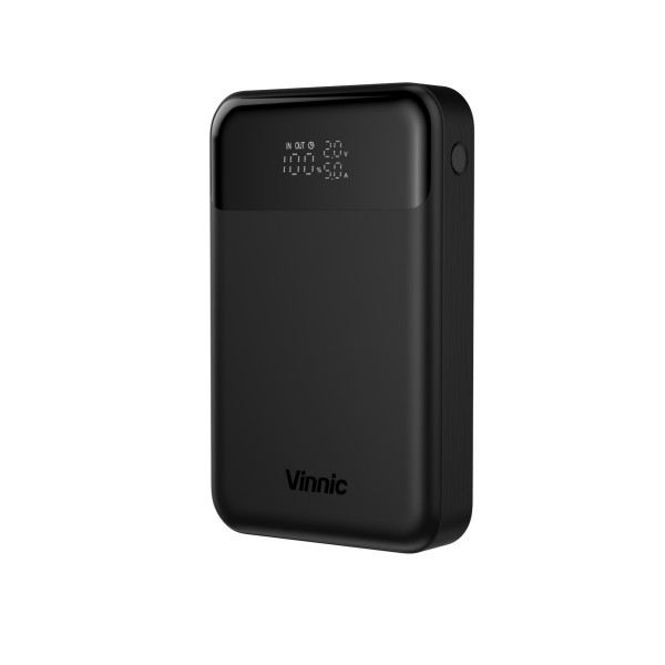 Vinnic ANETO Schwarz 100 W 20.000 mAh Powerbank Stromversorgung mobil Fastcharge