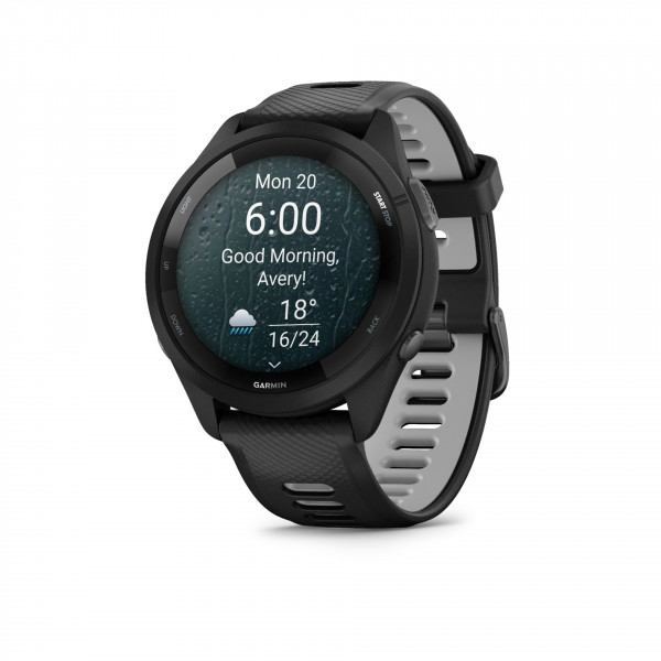 Garmin Forerunner 265 46mm 8GB Smartwatch Schwarz 1.3" Touch GPS WLAN Bluetooth
