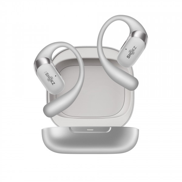 Shokz OpenFit 2+ Grau Bluetooth Kopfhörer Headset Open-Ear IP55 TWS Dolby Audio