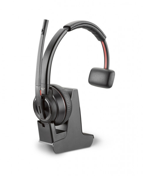 Poly DECT Ersatz-Headset Savi 8210 ohne Basis Schwarz monaural Überkopf/On-Ear